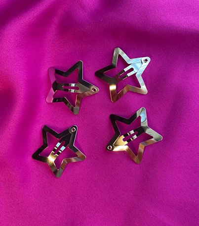silver star clips